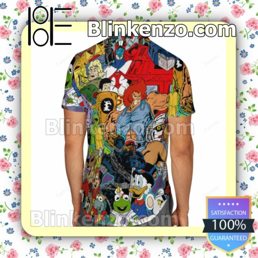 80's Cartoon World Summer Shirts b
