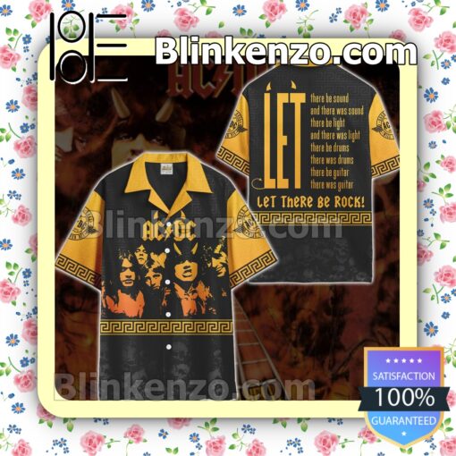 ACDC Let There Be Rock Summer Hawaiian Shirt c