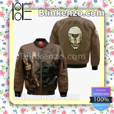 AOT Armored Titan Attack On Titan Anime Personalized T-shirt, Hoodie, Long Sleeve, Bomber Jacket c