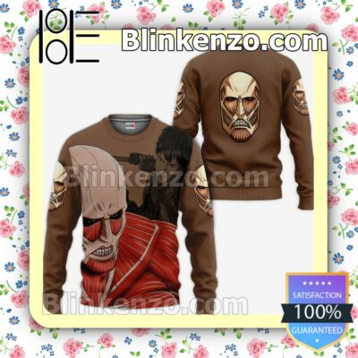 AOT Giant Titan Attack On Titan Anime Personalized T-shirt, Hoodie, Long Sleeve, Bomber Jacket a