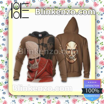 AOT Giant Titan Attack On Titan Anime Personalized T-shirt, Hoodie, Long Sleeve, Bomber Jacket b