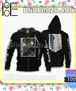 AOT Levi Ackerman Attack On Titan Anime Personalized T-shirt, Hoodie, Long Sleeve, Bomber Jacket