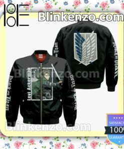 AOT Levi Ackerman Attack On Titan Anime Personalized T-shirt, Hoodie, Long Sleeve, Bomber Jacket c