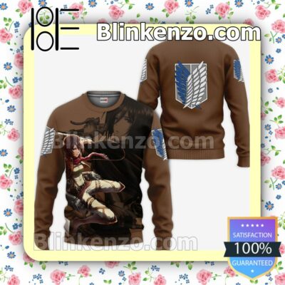 AOT Mikasa Ackerman Attack On Titan Anime Personalized T-shirt, Hoodie, Long Sleeve, Bomber Jacket a