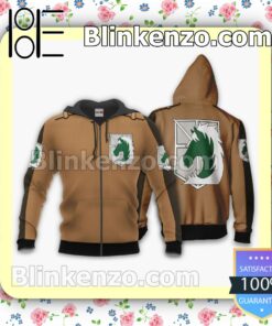 AOT Military Police Uniform Attack On Titan Anime Personalized T-shirt, Hoodie, Long Sleeve, Bomber Jacket