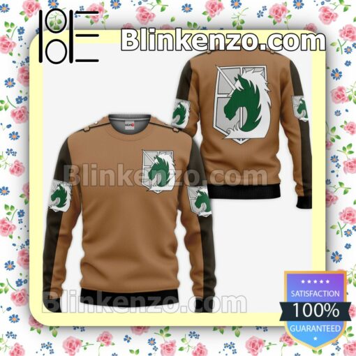 AOT Military Police Uniform Attack On Titan Anime Personalized T-shirt, Hoodie, Long Sleeve, Bomber Jacket a