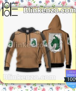 AOT Military Police Uniform Attack On Titan Anime Personalized T-shirt, Hoodie, Long Sleeve, Bomber Jacket b