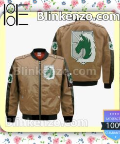 AOT Military Police Uniform Attack On Titan Anime Personalized T-shirt, Hoodie, Long Sleeve, Bomber Jacket c
