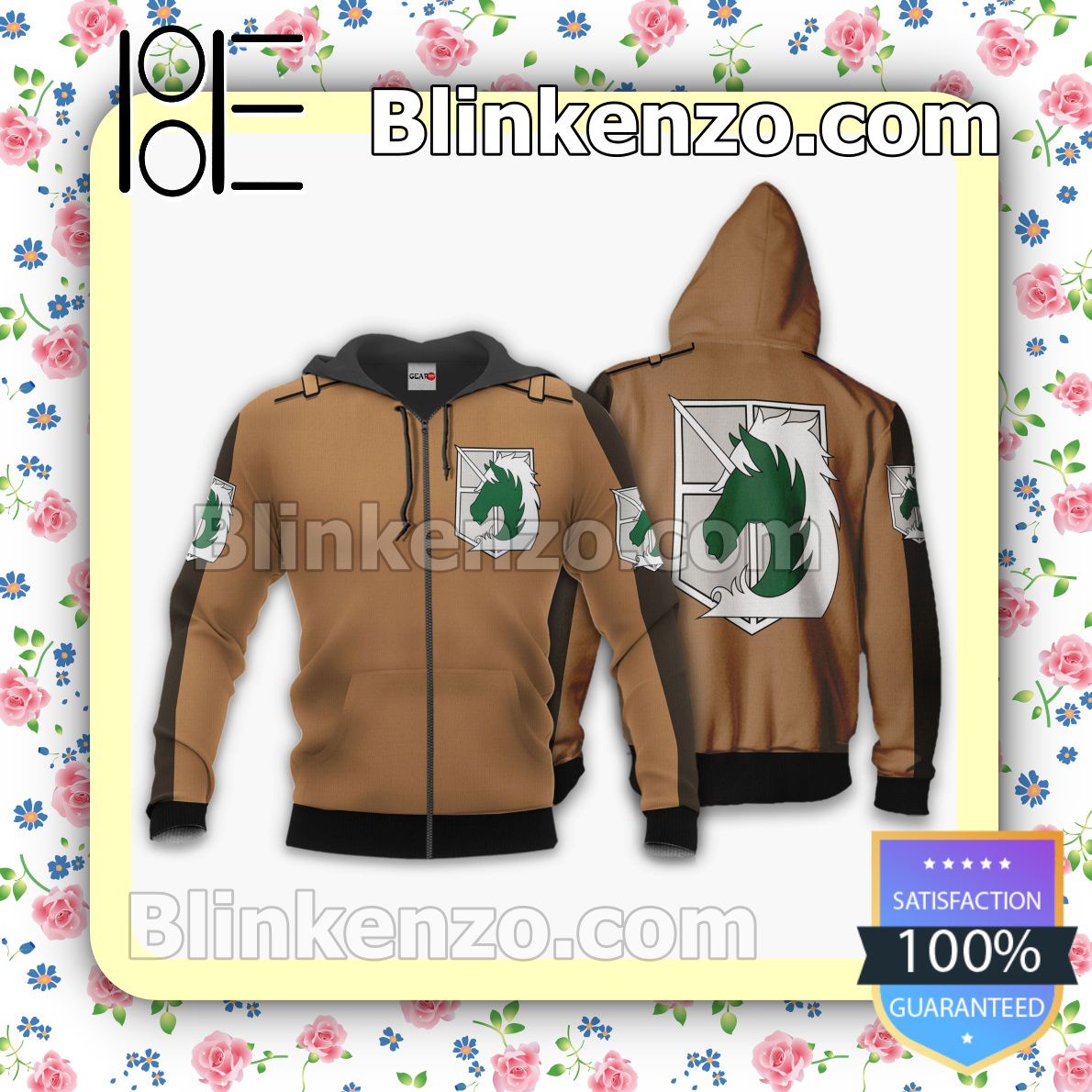 AOT Military Police Uniform Attack On Titan Anime Personalized T-shirt, Hoodie, Long Sleeve, Bomber Jacket