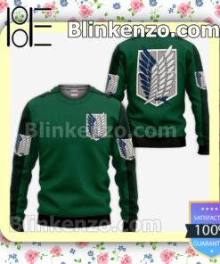 AOT Scout Regiment Uniform Attack On Titan Anime Personalized T-shirt, Hoodie, Long Sleeve, Bomber Jacket a