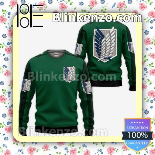 AOT Scout Regiment Uniform Attack On Titan Anime Personalized T-shirt, Hoodie, Long Sleeve, Bomber Jacket a