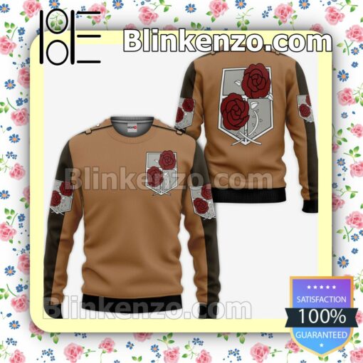 AOT Stationary Guard Uniform Attack On Titan Anime Personalized T-shirt, Hoodie, Long Sleeve, Bomber Jacket a