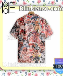 Ace One Piece Shirtless Summer Hawaiian Shirt, Mens Shorts a