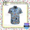 Aerosmith Guitar Tropical Blue Summer Shirts