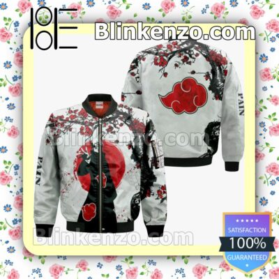 Akatsuki Pain Cherry Blossom Anime Naruto Personalized T-shirt, Hoodie, Long Sleeve, Bomber Jacket c