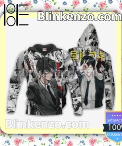 Aki Hayakawa Manga Style Chainsaw Man Anime Personalized T-shirt, Hoodie, Long Sleeve, Bomber Jacket