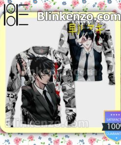 Aki Hayakawa Manga Style Chainsaw Man Anime Personalized T-shirt, Hoodie, Long Sleeve, Bomber Jacket a