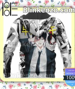 Aki Hayakawa Manga Style Chainsaw Man Anime Personalized T-shirt, Hoodie, Long Sleeve, Bomber Jacket x