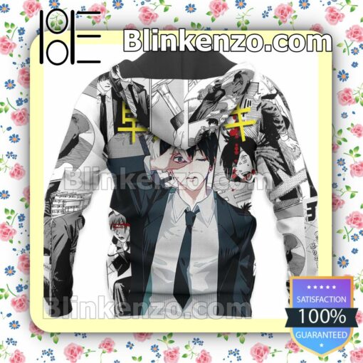 Aki Hayakawa Manga Style Chainsaw Man Anime Personalized T-shirt, Hoodie, Long Sleeve, Bomber Jacket x