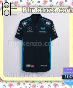 Alex Albon Williams F1 Racing Omp One S Summer Hawaiian Shirt a