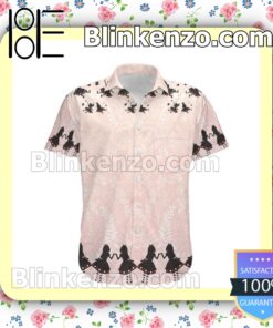 Alice In Wonderland Disney Floral Pattern Pink Nude Summer Hawaiian Shirt a