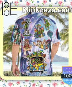 Alien Hippie Bus Summer Shirts a