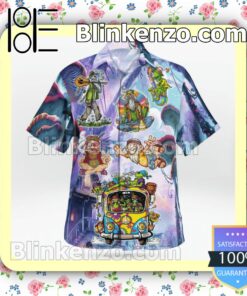 Alien Hippie Bus Summer Shirts b