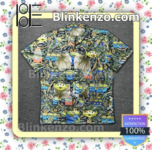 Alien In Toy Story Floral Summer Shirts