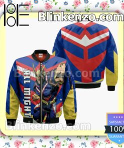 All Might Anime My Hero Academia Personalized T-shirt, Hoodie, Long Sleeve, Bomber Jacket c