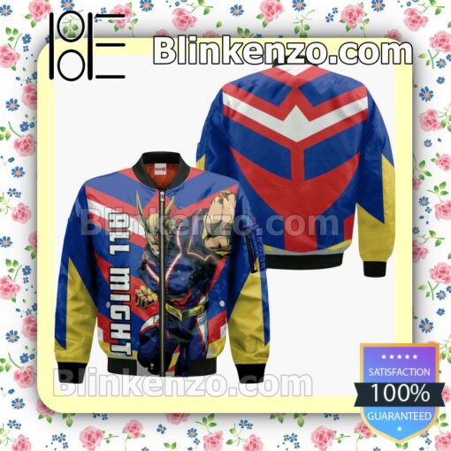 All Might Anime My Hero Academia Personalized T-shirt, Hoodie, Long Sleeve, Bomber Jacket c
