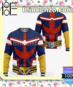 All Might Uniform My Hero Academia Anime Personalized T-shirt, Hoodie, Long Sleeve, Bomber Jacket a