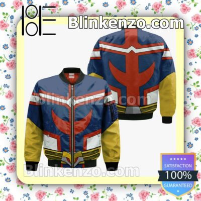 All Might Uniform My Hero Academia Anime Personalized T-shirt, Hoodie, Long Sleeve, Bomber Jacket c