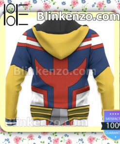 All Might Uniform My Hero Academia Anime Personalized T-shirt, Hoodie, Long Sleeve, Bomber Jacket x