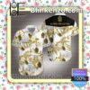 Alpha Phi Alpha Yellow Tropical Floral White Summer Shirts