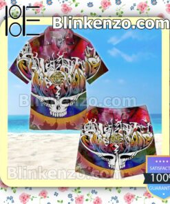 Amazing Grateful Dead  Summer Hawaiian Shirt, Mens Shorts