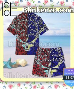 Amazing Grateful Dead Unisex Summer Hawaiian Shirt, Mens Shorts