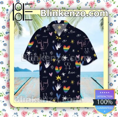 Amazing Lgbt Love Black Summer Shirts