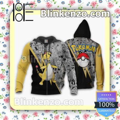 Ampharos Anime Pokemon Mix Manga Personalized T-shirt, Hoodie, Long Sleeve, Bomber Jacket