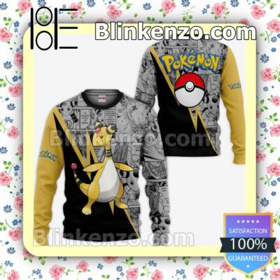 Ampharos Anime Pokemon Mix Manga Personalized T-shirt, Hoodie, Long Sleeve, Bomber Jacket a