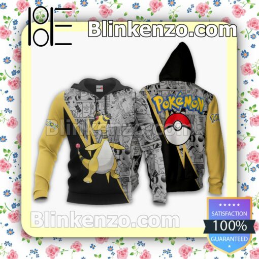 Ampharos Anime Pokemon Mix Manga Personalized T-shirt, Hoodie, Long Sleeve, Bomber Jacket b