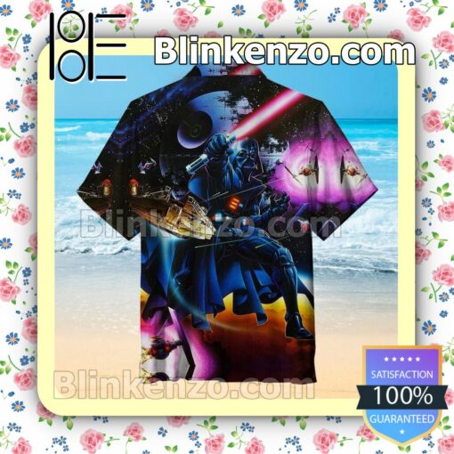 Anakin Skywalker Darth Vader Star Wars Summer Hawaiian Shirt, Mens Shorts a
