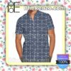 Anchors Mouse Ears Pattern Disney Cartoon Graphics Summer Hawaiian Shirt, Mens Shorts