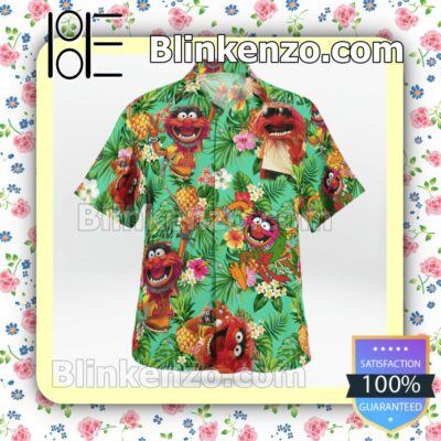 Animal Muppet Pineapple Tropical Summer Shirts b