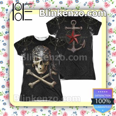 Anne Stokes Pirate Skulls Gift T-Shirts