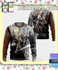 Annie Leonhart Attack On Titan Anime Manga Personalized T-shirt, Hoodie, Long Sleeve, Bomber Jacket a