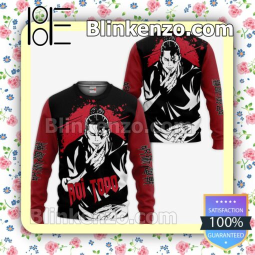 Aoi Todo Jujutsu Kaisen Anime Monochrome Personalized T-shirt, Hoodie, Long Sleeve, Bomber Jacket a