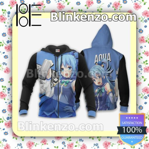 Aqua KonoSuba Anime Personalized T-shirt, Hoodie, Long Sleeve, Bomber Jacket