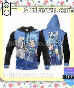 Aqua KonoSuba Anime Personalized T-shirt, Hoodie, Long Sleeve, Bomber Jacket b