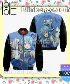 Aqua KonoSuba Anime Personalized T-shirt, Hoodie, Long Sleeve, Bomber Jacket c