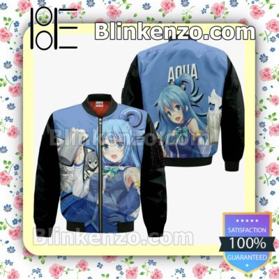 Aqua KonoSuba Anime Personalized T-shirt, Hoodie, Long Sleeve, Bomber Jacket c